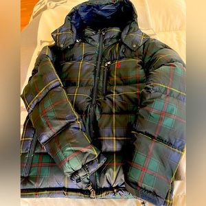 POLO RL plaid down puffer jacket - New out of box
